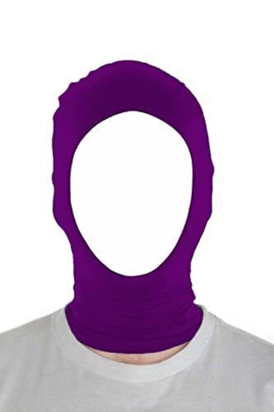 3481 and Spandex Halloween Cosplay Mask Party Open Face Hood Costume Mask